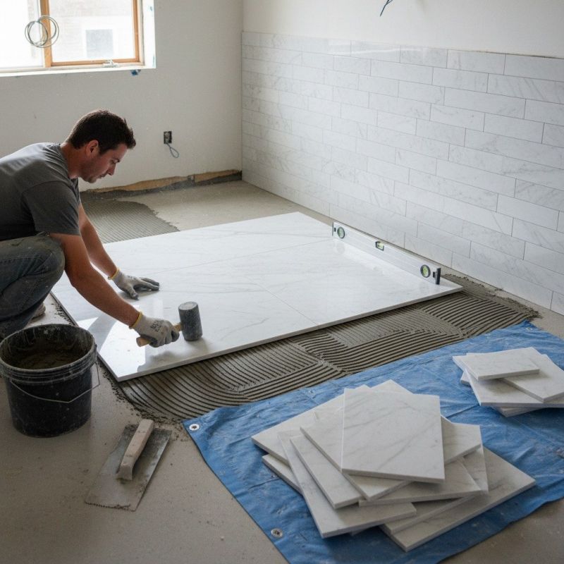 Marble Floor Replacement in Kansas City, KS