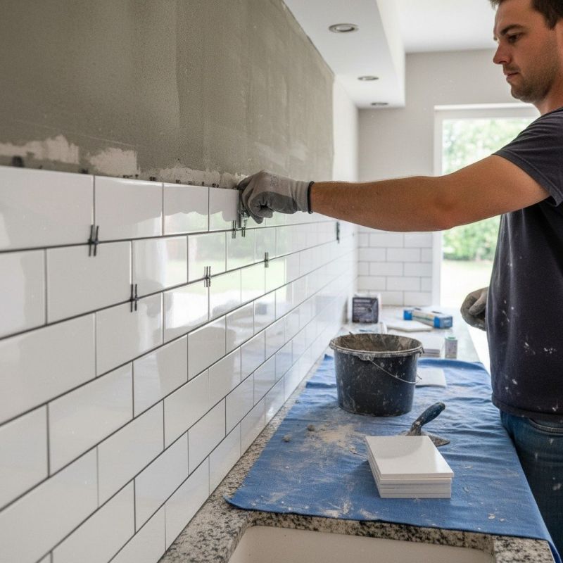 Tile Backsplash Installation